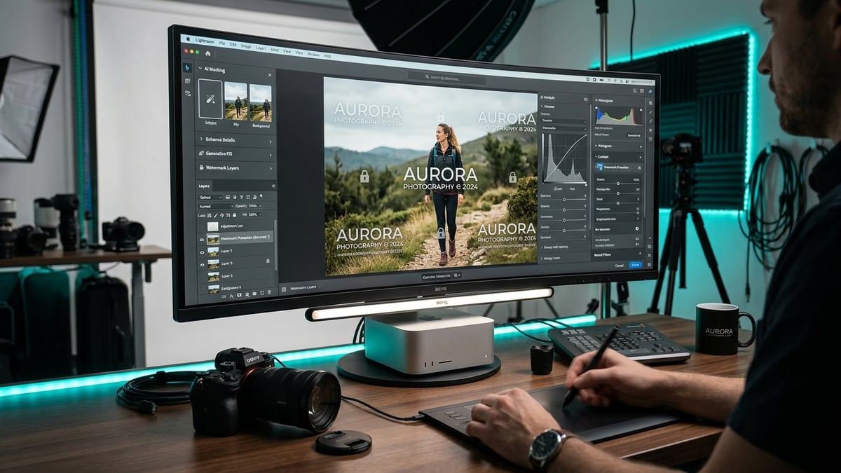 Você sabia? Um print + IA removem sua marca d’água em segundos — e o prejuízo é seu